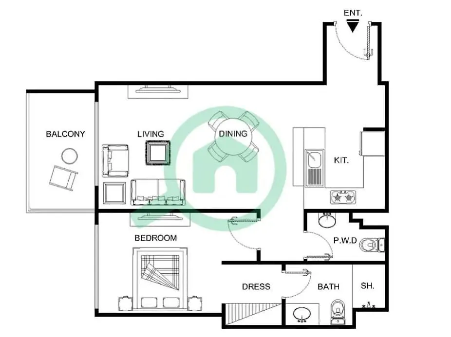Sleek 1 Bedroom In Studio One Tower With Great Amenities Dubai